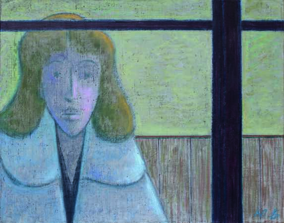 Werner Berg, Im Wartesaal, 1977; © Bildrecht Wien